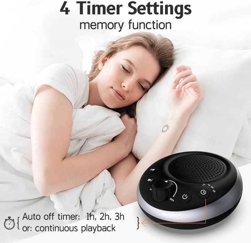 iDealSleep Rechargeable Portable Brown Noise Machine 2000mAH Large Battery Sound White Noise Machine 30 Soothing Sounds for Baby Kids Adults Sleep Machine Auto-Off Timer for Travel Camping and Home - Image 5